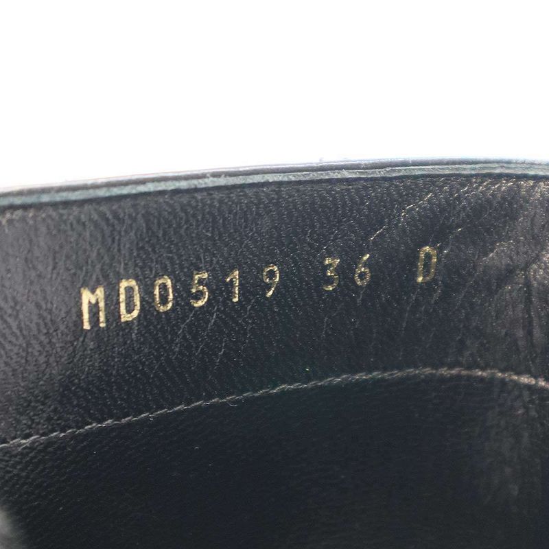 Christian Dior D-Circus Glitter Heel Boots Black 36