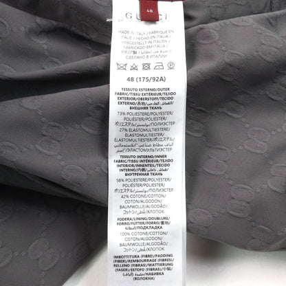 Gucci 24AW 795697 GG Nylon Logo Embroidery Reversible Hooded Padded Jacket