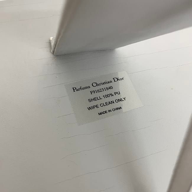 Dior Mirror Gray Beauty Excellent Condition Tabletop Synthetic Leather Preowned