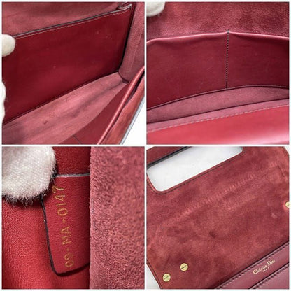 Christian Dior Chain Shoulder Bag F21215 Red