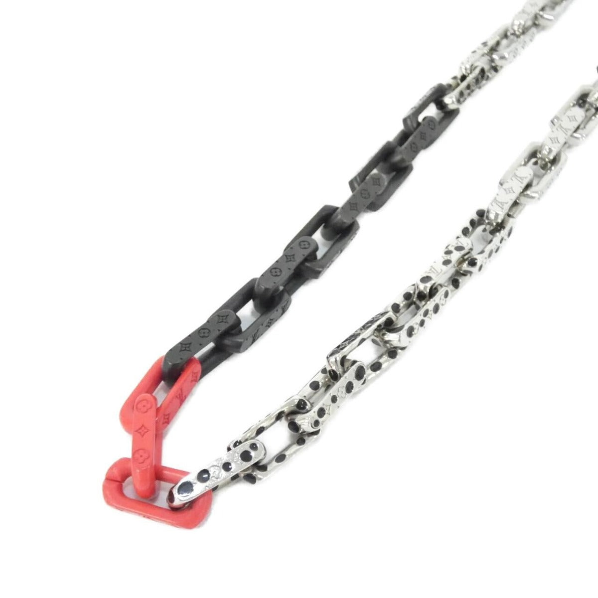Louis Vuitton Collier Monogram Chain Infinity Dot Necklace