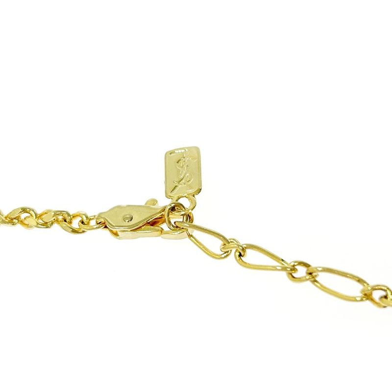 Yves Saint Laurent GP Rhinestone Necklace Women's 318639