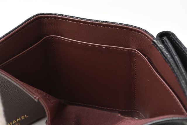 Chanel Coin Case Mini Wallet Chanel Compact Wallet A84401 Trifold Wallet Caviar