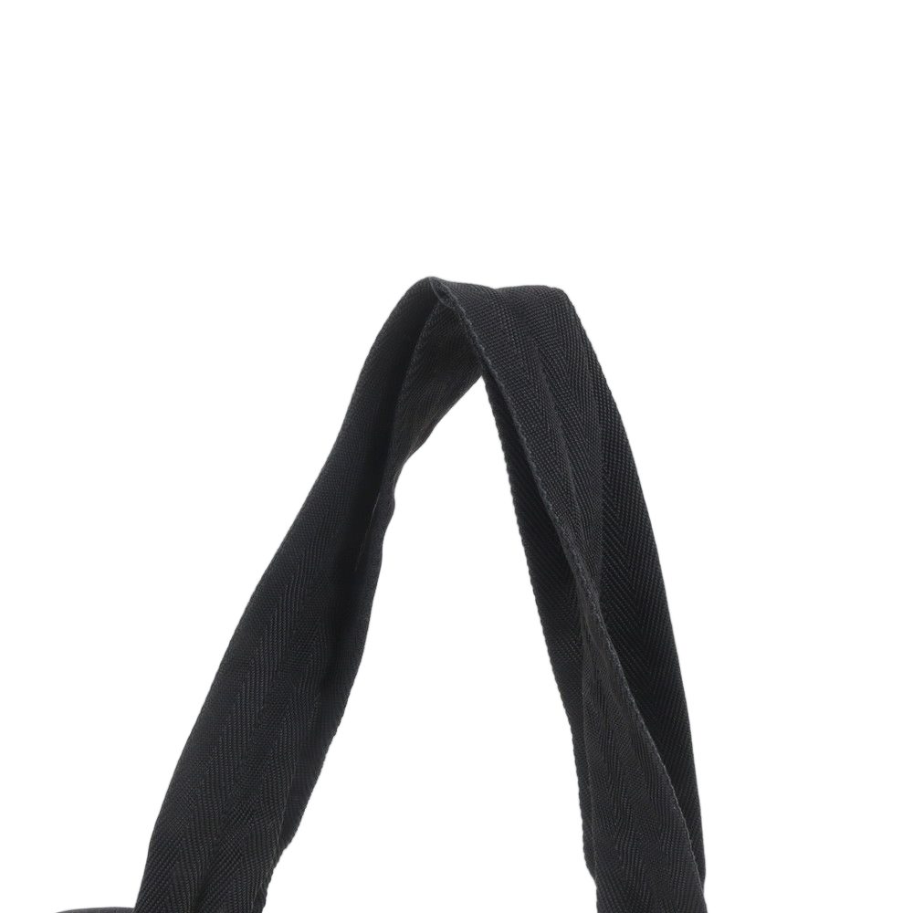 Prada Leather Canvas Tote Shoulder Hand — view 2