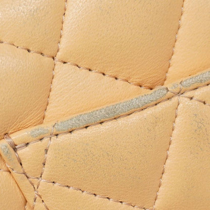 Chanel Shoulder Bag Mini Matelasse Lambskin Beige Chien Pan Gold Hardware Women