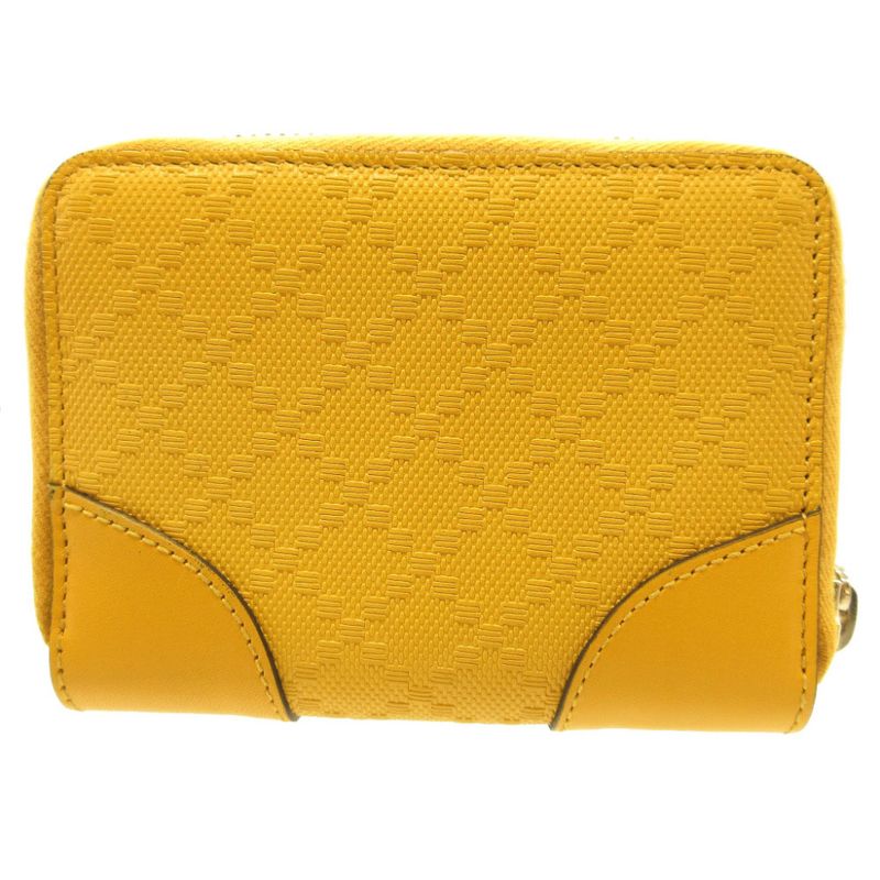 Gucci Tiamante 354495 Leather Yellow Coin Case Card Case 0069 Gucci