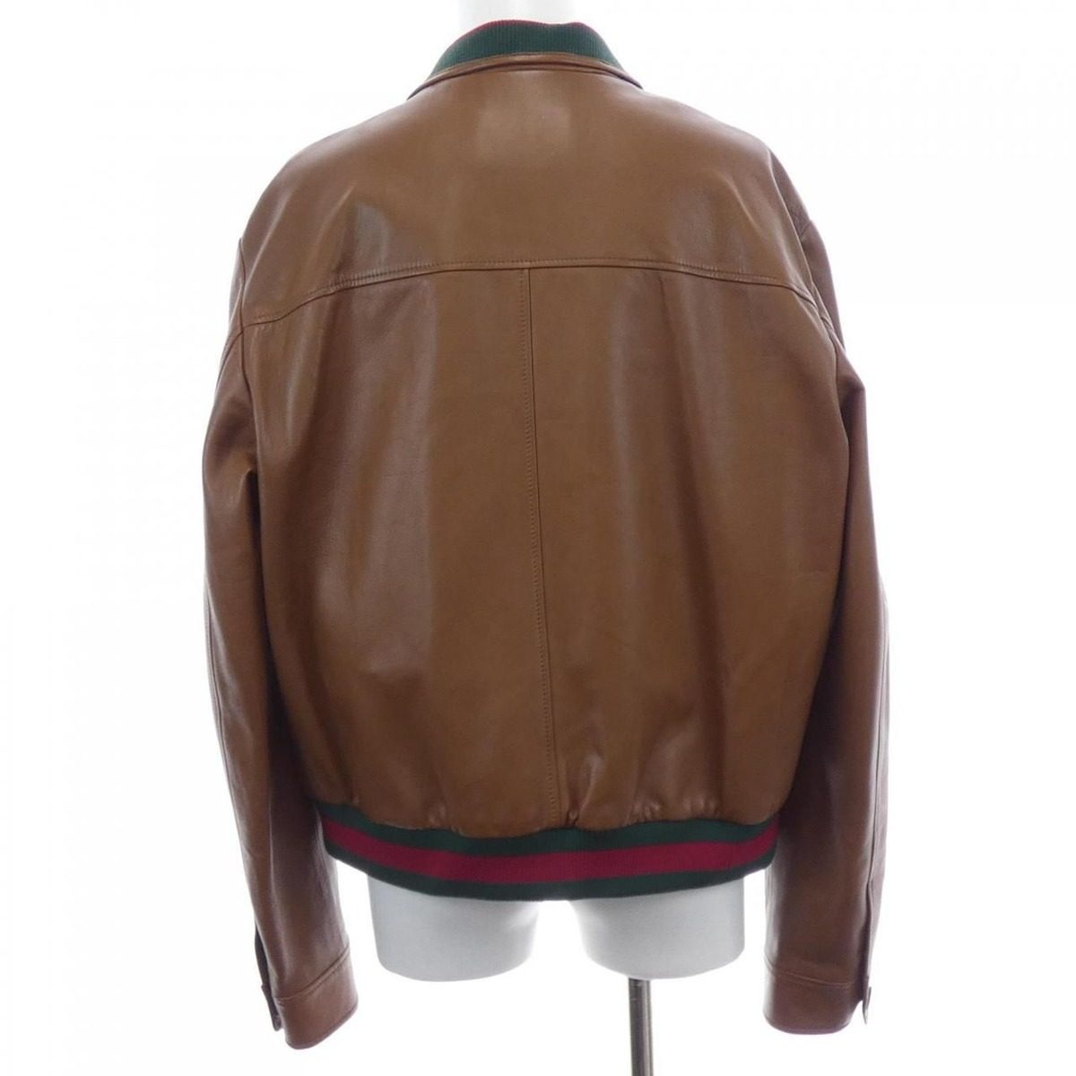 Gucci Leather Jacket Brown — view 2