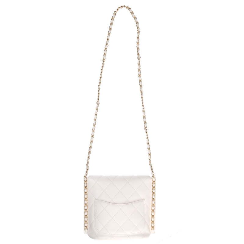 Chanel Lambskin Chain Shoulder Bag For Men