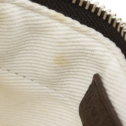 Bvlgari Bulgari Logomania Pochette Canvas And Leather Beige Unisex Shoulder Bag