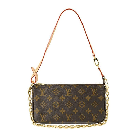 Louis Vuitton Pochette Handbag in Brown