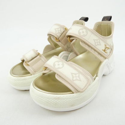 Louis Vuitton Monogram Denim LV Arc Light Line Sandals — view 3