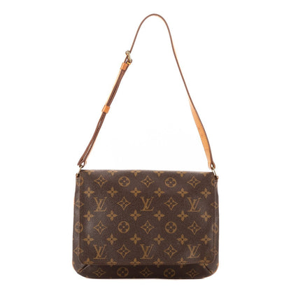 Louis Vuitton Musette Tango Brown Monogram Canvas Shoulder Bag