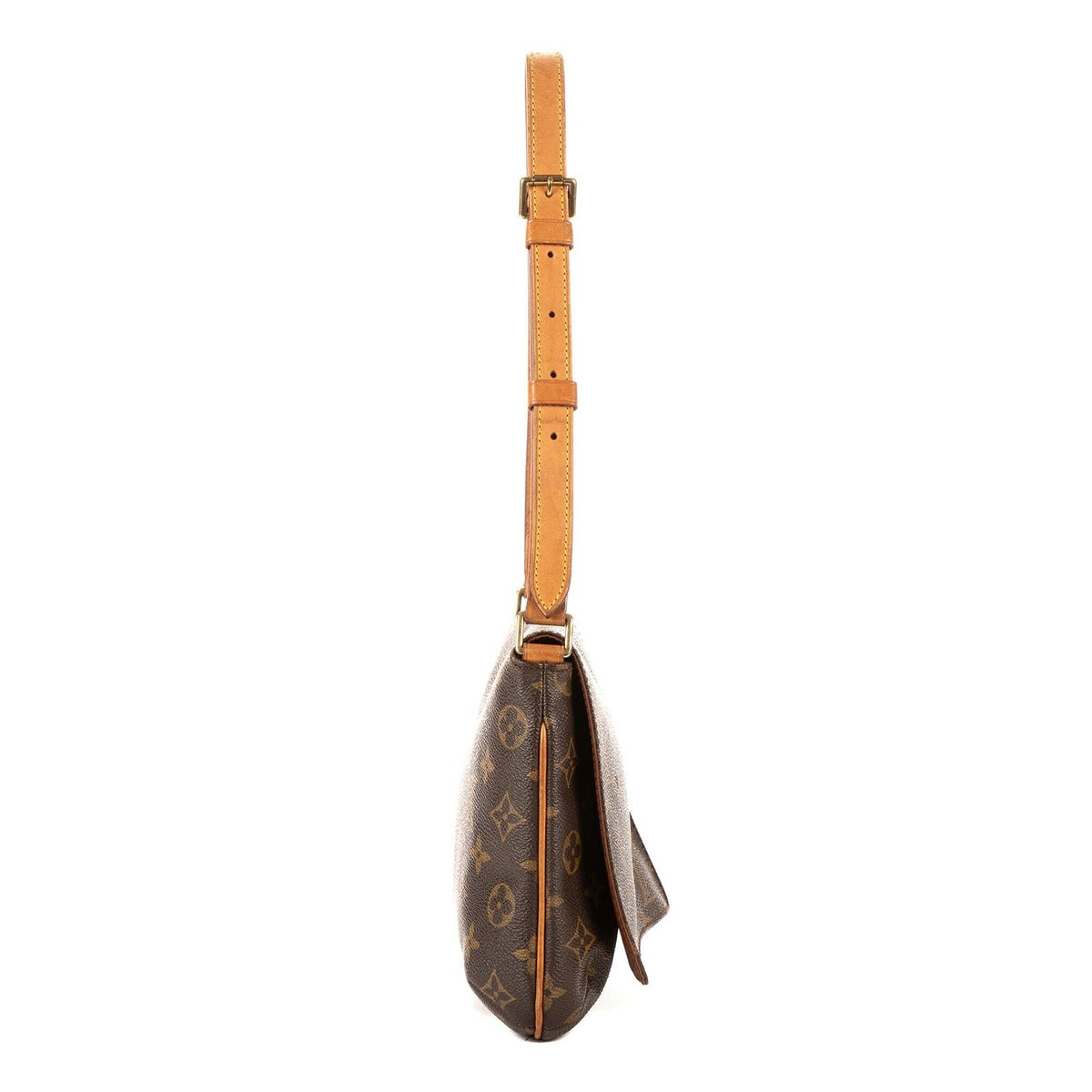 Louis Vuitton Musette Tango Brown Monogram Canvas Shoulder Bag — view 4