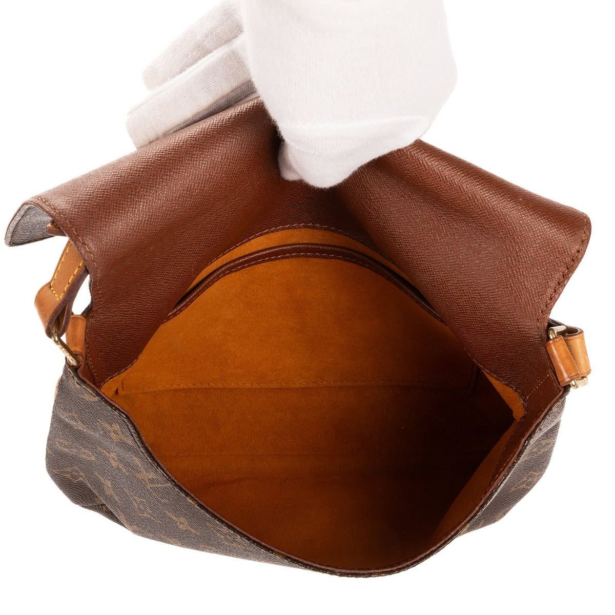 Louis Vuitton Musette Tango Brown Monogram Canvas Shoulder Bag — view 9