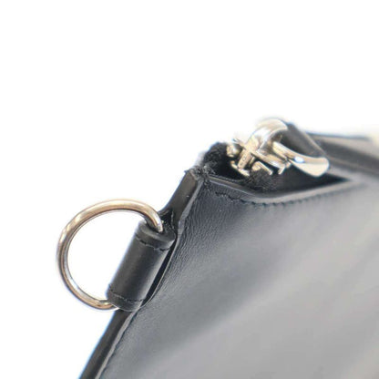 Fendi Bag Bugs Monster Bugs Eye Leather Clutch Bag Black