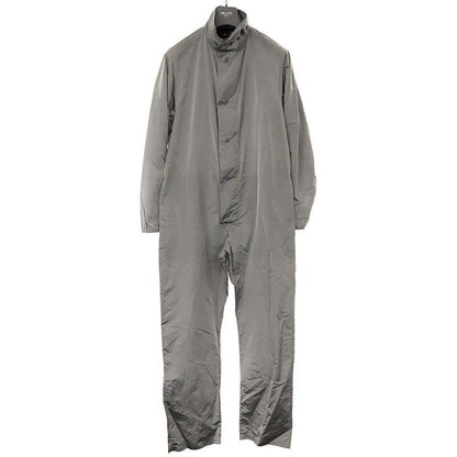 Prada 22aw Back Print Silk Jumpsuit Gray S Sgc096