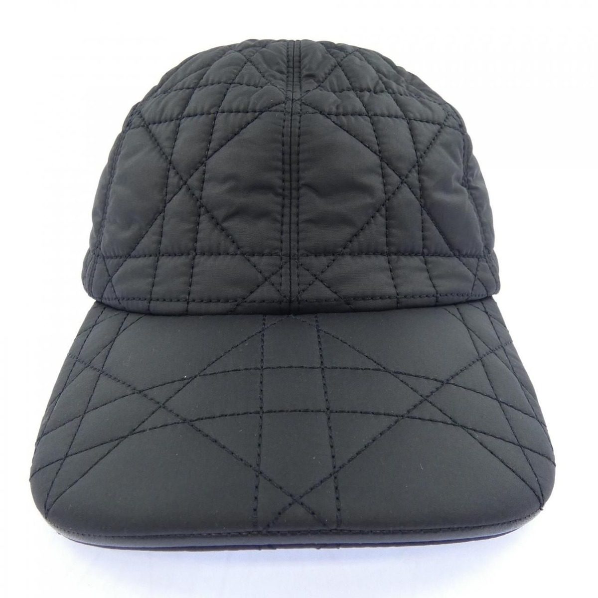 Dior D-player Cannage Quilted Cap Hat — view 2