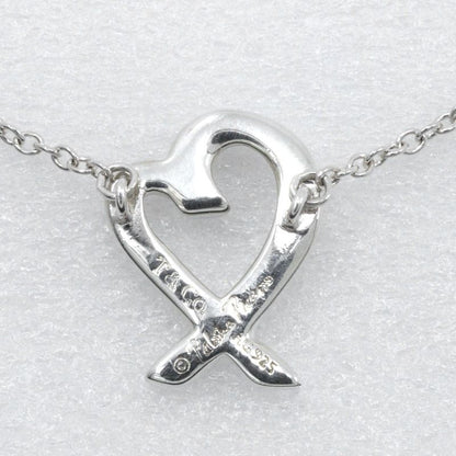 Tiffany & Co Loving Heart Paloma Picasso 925 Silver Ladies 1.7g Necklace