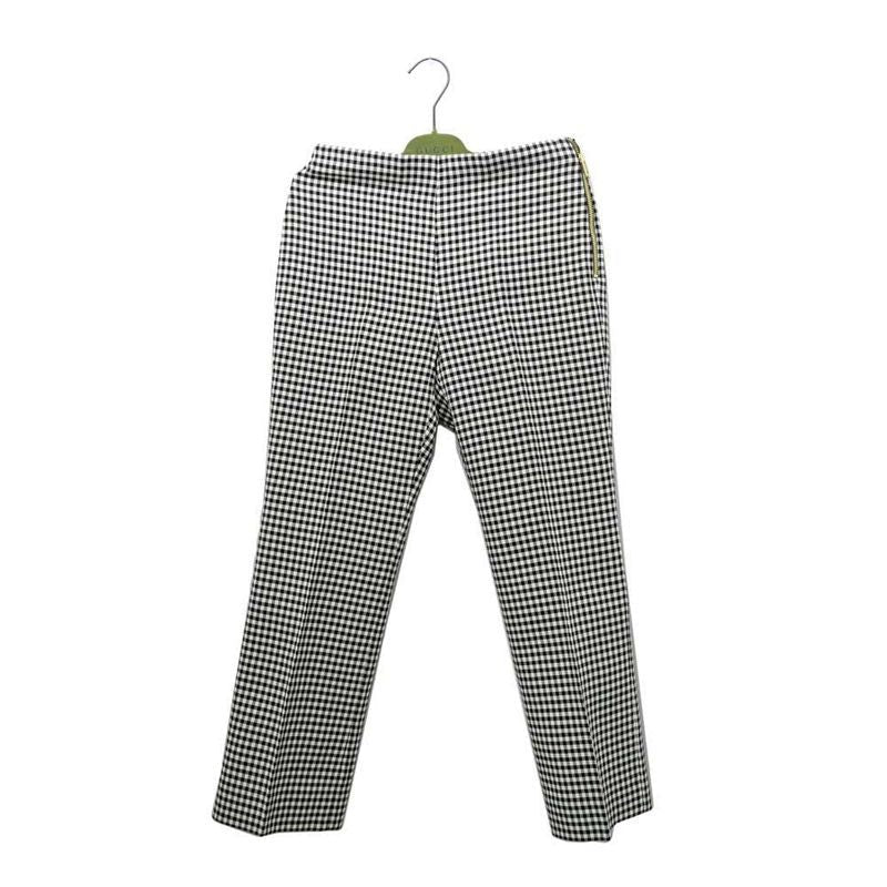 Gucci Pants Check Size 36 Black White Apparel