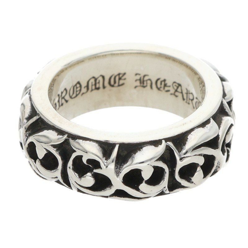 Chrome Hearts Etrnity Vine Band Eternity Silver Ring