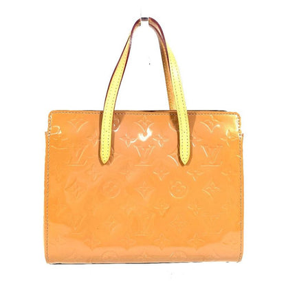 Louis Vuitton Tote Bag Katharina BB M90015 Monogram Vernis Rose Vert Beige