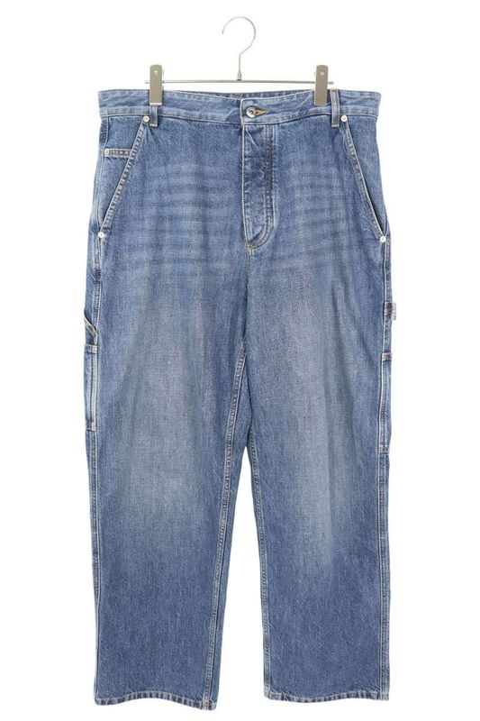 Bottega Veneta 813526 V42w0 Vintage Cargo Denim Pants Men's 48