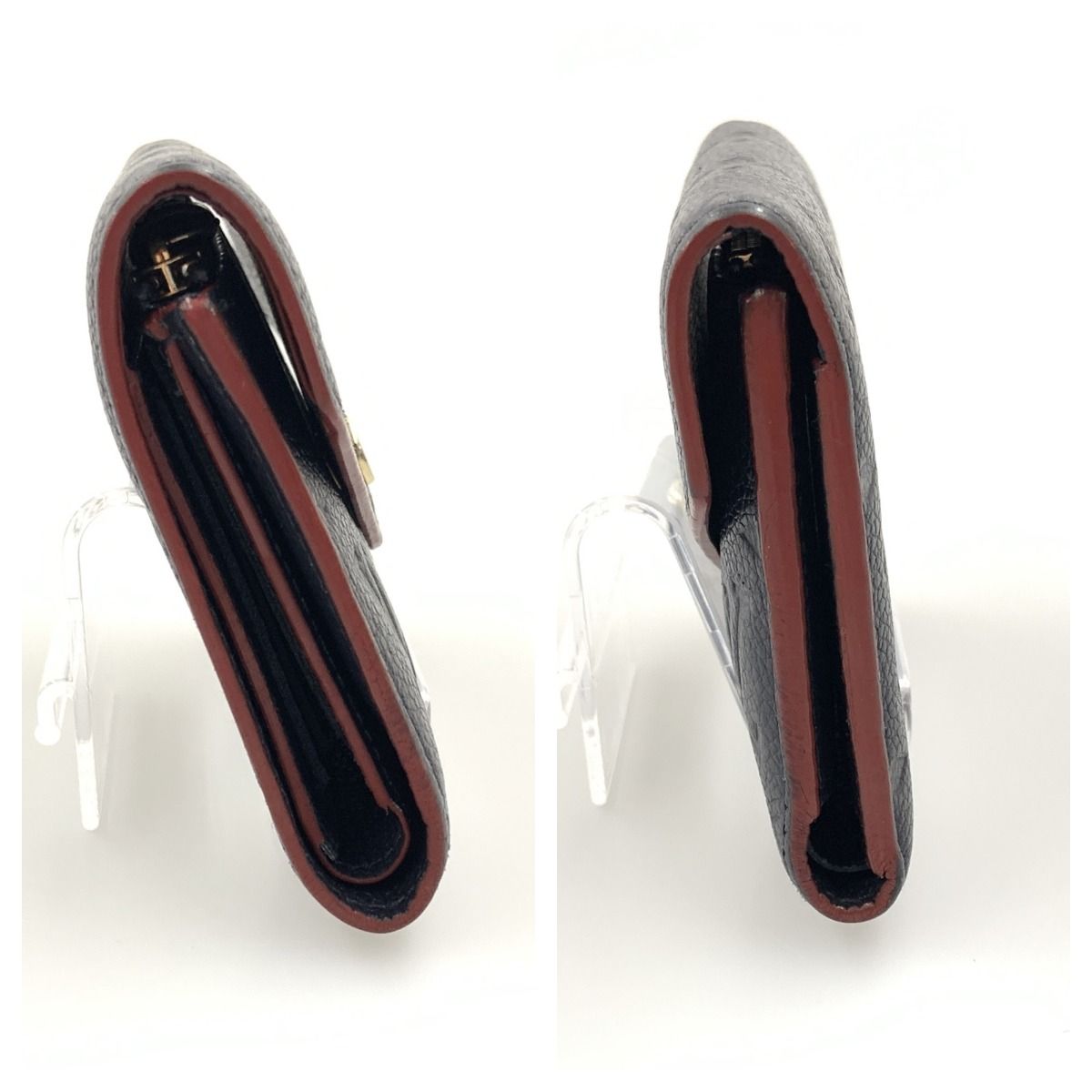 Louis Vuitton Monogram Empreinte Portefeuille Victorine Tri-Fold Short Wallet