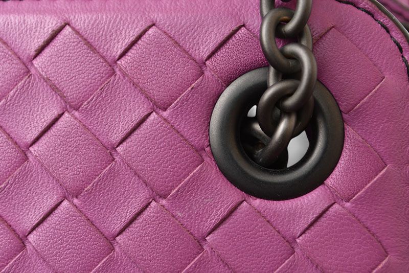 Bottega Veneta Handbag Shoulder Bag 2way Bottega Veneta Bag Drawstring Purple