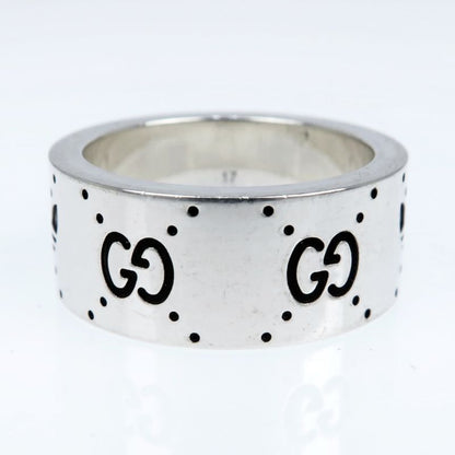 Gucci Adidas Collaboration Ring Engraving Wide Trefoil 17 Ag925 Jewelry