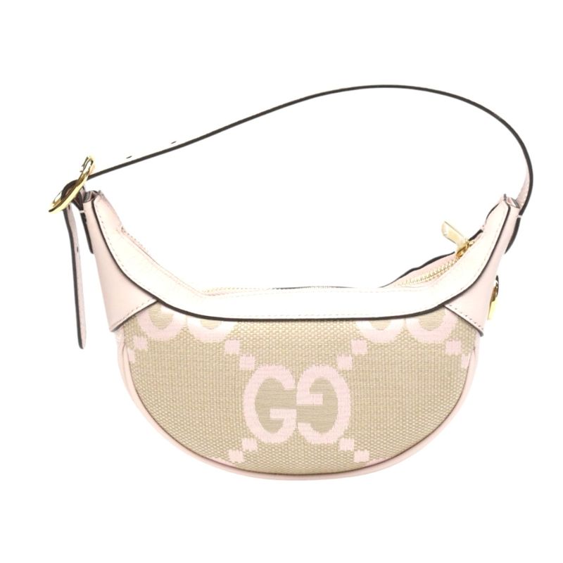Gucci 658551 Ophidia Jumbo GG One Shoulder Mini Bag Handbag Gucci Pink