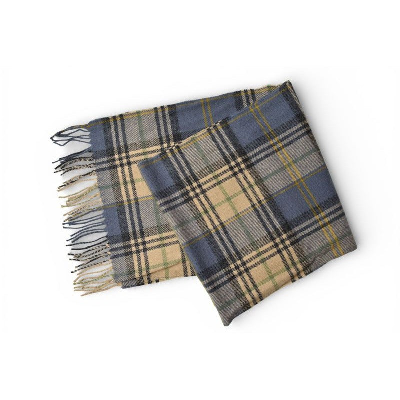 Dior Christian Muffler Winter Scarf 100% Wool Check Pattern — view 2