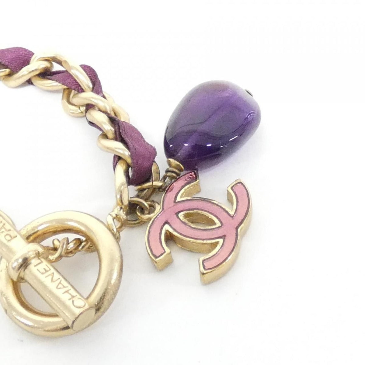 Chanel Vintage Bracelet Satin Gold — view 3