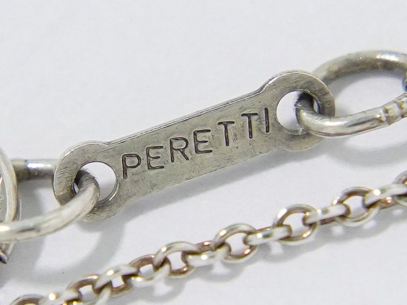 Authentic Tiffany & Co Tiffany & Co Bean Sterling 925 Necklace Pendant Silver