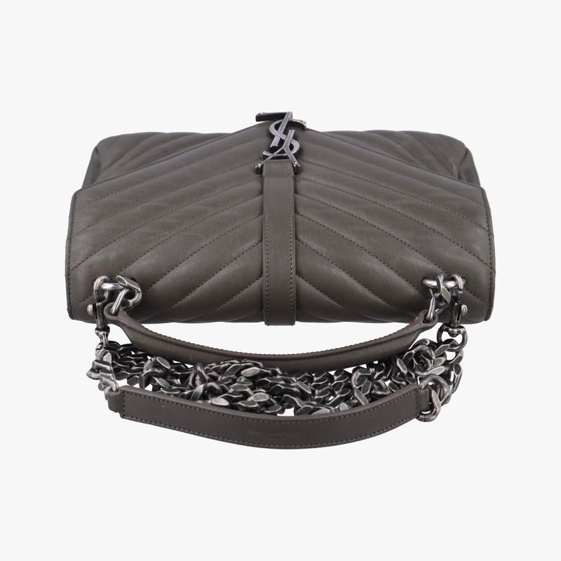 Yves Saint Laurentyves Saint Laurent College Grey Leather 428056 Dmr4280560516