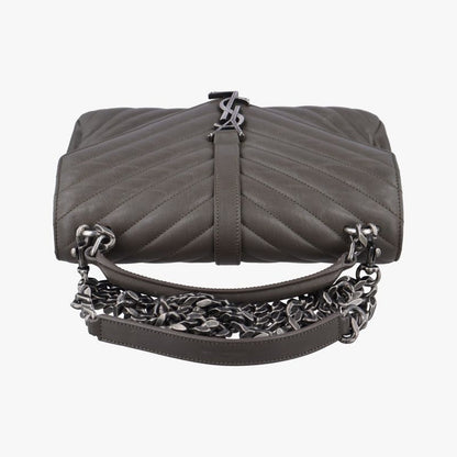 Yves Saint Laurentyves Saint Laurent College Grey Leather 428056 Dmr4280560516