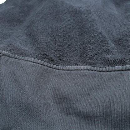 Balenciaga Hoodie Tape Type Ripped Pocket Distressed Cotton Black — view 11