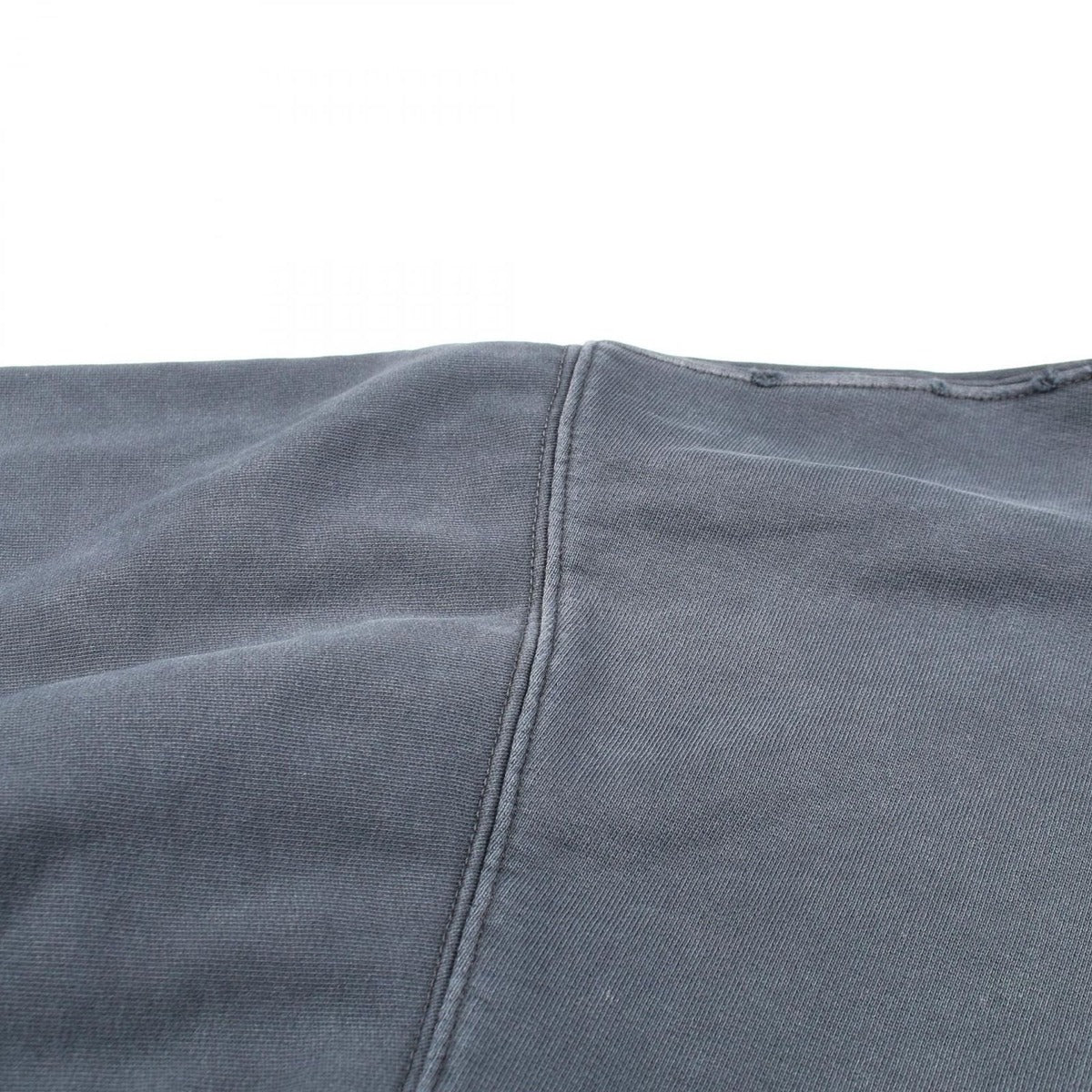 Balenciaga Hoodie Tape Type Ripped Pocket Distressed Cotton Black — view 13