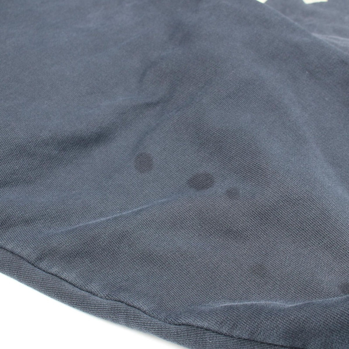 Balenciaga Hoodie Tape Type Ripped Pocket Distressed Cotton Black — view 7