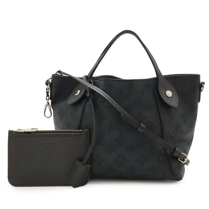 Louis Vuitton Monogram Mahina Hina PM 2-Way Shoulder Bag Leather Noir