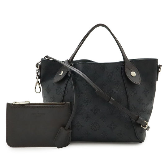 Louis Vuitton Monogram Mahina Hina PM 2-Way Shoulder Bag Leather Noir