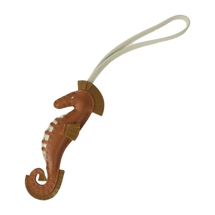 Hermes Ipoh Seahorse And Other Small Accessories Aniomiro Brownish Gold Craft