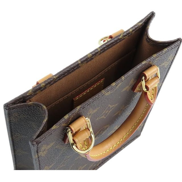 Louis Vuitton Sac Plat Brown Monogram Canvas 2-Way Shoulder Bag — view 4