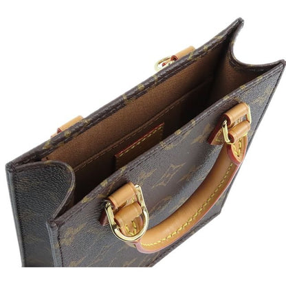 Louis Vuitton Sac Plat Brown Monogram Canvas 2-Way Shoulder Bag — view 4