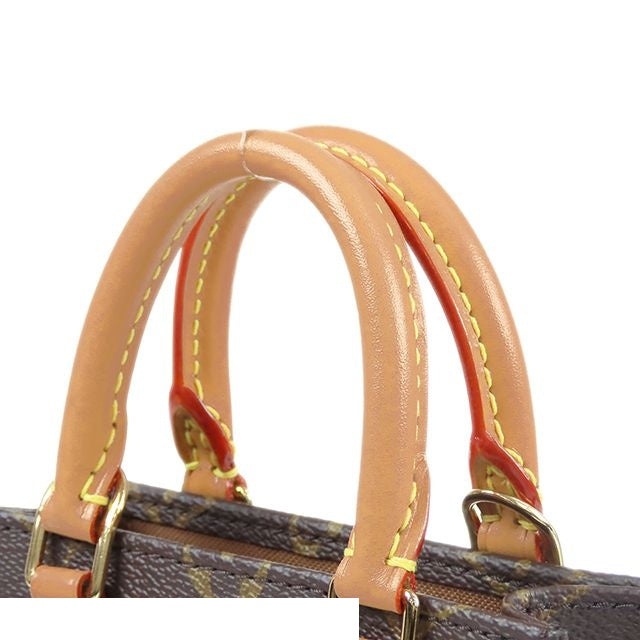 Louis Vuitton Sac Plat Brown Monogram Canvas 2-Way Shoulder Bag — view 5