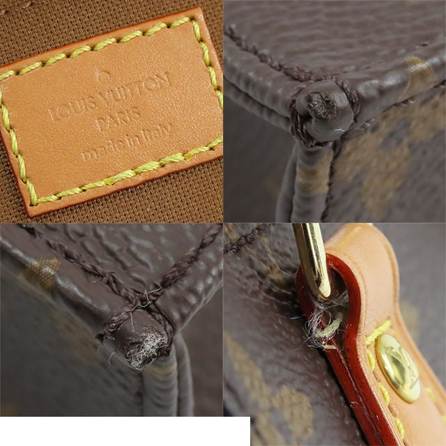 Louis Vuitton Sac Plat Brown Monogram Canvas 2-Way Shoulder Bag — view 7