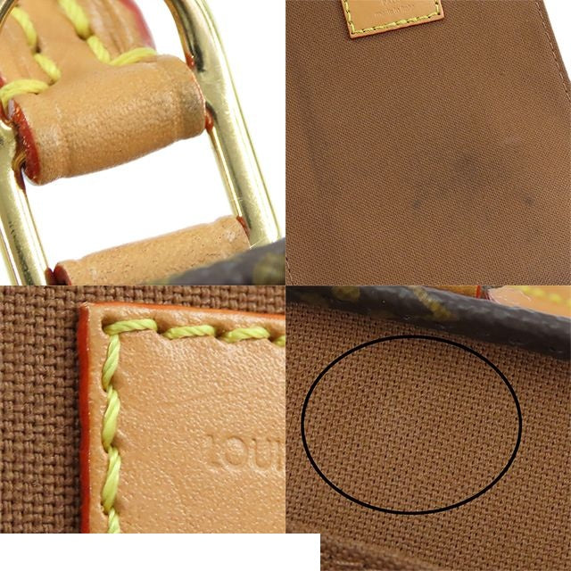 Louis Vuitton Sac Plat Brown Monogram Canvas 2-Way Shoulder Bag — view 8