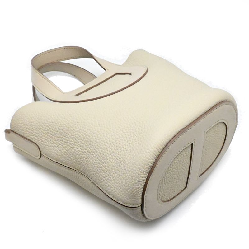 Hermes Bolide Beige Leather Handbag
