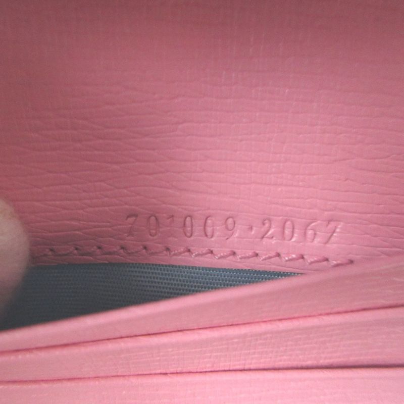 Gucci Bananya 701009 Leather Pink Bifold Wallet 0416 Gucci