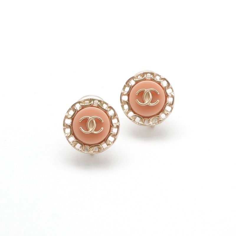 Chanel Earrings Earring Gold Here Mark