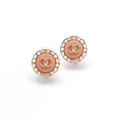 Chanel Earrings Earring Gold Here Mark